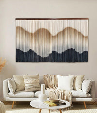 Macrame, Modern Art Wedding, Backdrop - Wall Art, Dip Dye Art Tapestry, Large Bohemian Home Wall Décor