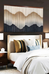 Macrame, Modern Art Wedding, Backdrop - Wall Art, Dip Dye Art Tapestry, Large Bohemian Home Wall Décor