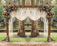 Macrame, Backdrop - Wall Art, Hand Dip Dye Art Tapestry, Large Bohemian Home Wall Décor