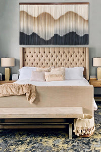 Macrame, Modern Art Wedding, Backdrop - Wall Art, Dip Dye Art Tapestry, Large Bohemian Home Wall Décor