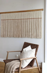 Macrame, Modern Art wall hanging Decorate - Wall Art, Dip Dye Art Tapestry, Large Bohemian Home Wall Décor