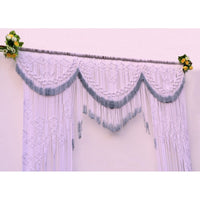 Beautiful Macrame Yarn-Art Large boho wall décor Tapestry Mountain art farmhouse living room bedroom entryway wall décor W 59 X L 37 Inches (Copy)