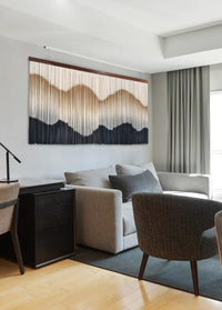 Macrame, Modern Art Wedding, Backdrop - Wall Art, Dip Dye Art Tapestry, Large Bohemian Home Wall Décor