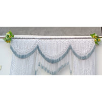 Beautiful Macrame Yarn-Art Large boho wall décor Tapestry Mountain art farmhouse living room bedroom entryway wall décor W 59 X L 37 Inches (Copy)