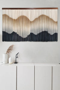 Macrame, Modern Art Wedding, Backdrop - Wall Art, Dip Dye Art Tapestry, Large Bohemian Home Wall Décor