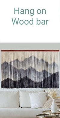 Macrame, Modern Art Wedding, Backdrop - Wall Art, Dip Dye Art Tapestry, Large Bohemian Home Wall Décor