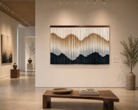 Large fiber art tapestry for living room decor online shopping USA