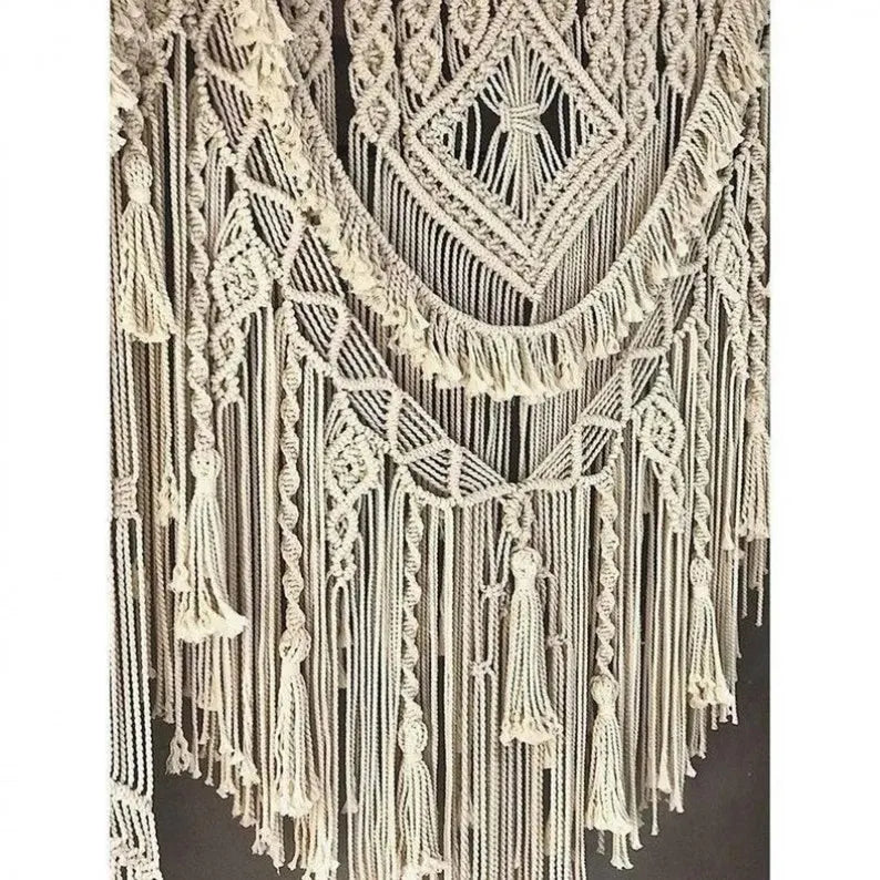 Macrame, Backdrop - Wall Art, Tapestry, Large Bohemian Home Wall Décor